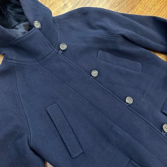 J. Crew stadium cloth wool peacoat - Picture 2 of 5
